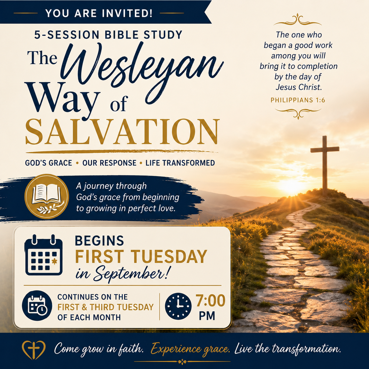 Men’s Group Fall Study: The Wesleyan Way of Salvation