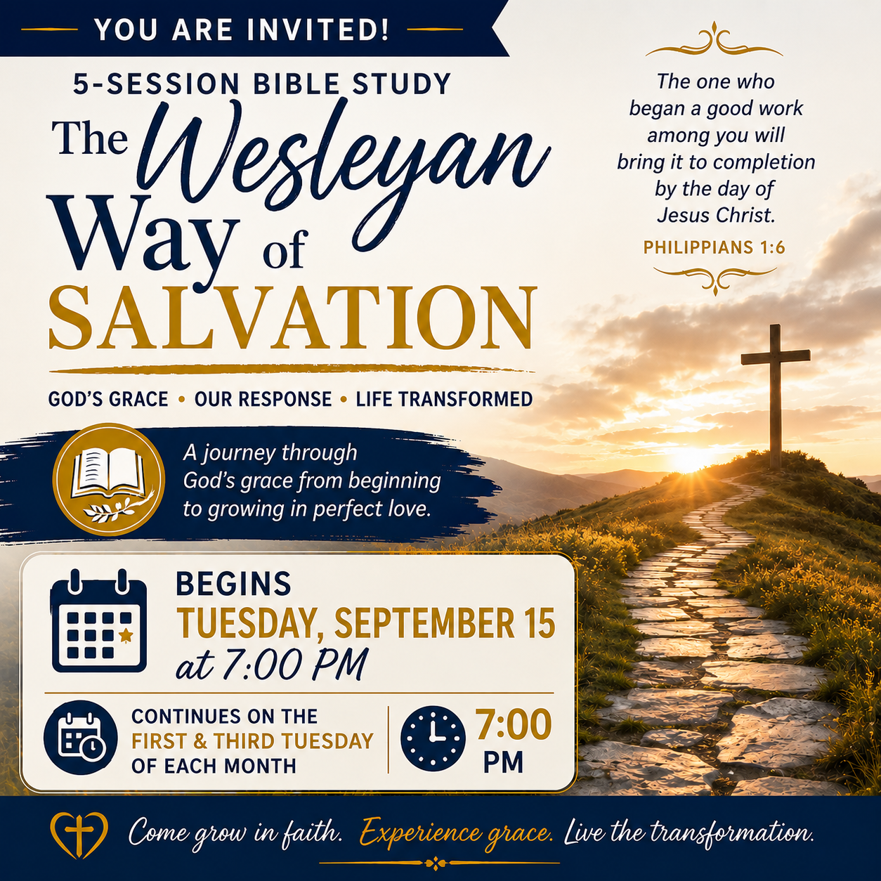 Men’s Group Fall Study: The Wesleyan Way of Salvation